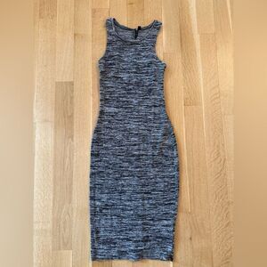 Cotton On Gray Halter Bodycon Midi Dress